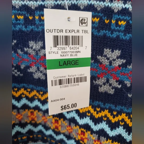 Club Room Men's Colorful Fair Isle Crewneck Sweater - Picture 4 of 5